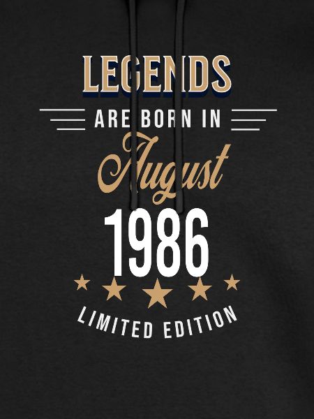 Legends are born in August 1986