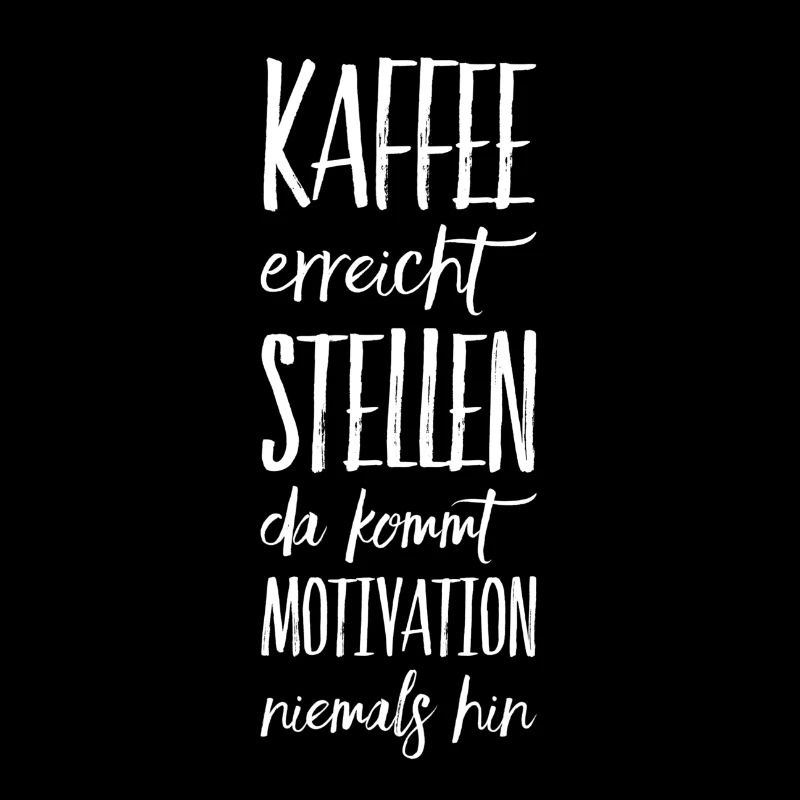 Kaffee ist mein Leben - Schwarzer Kaffee Shirt