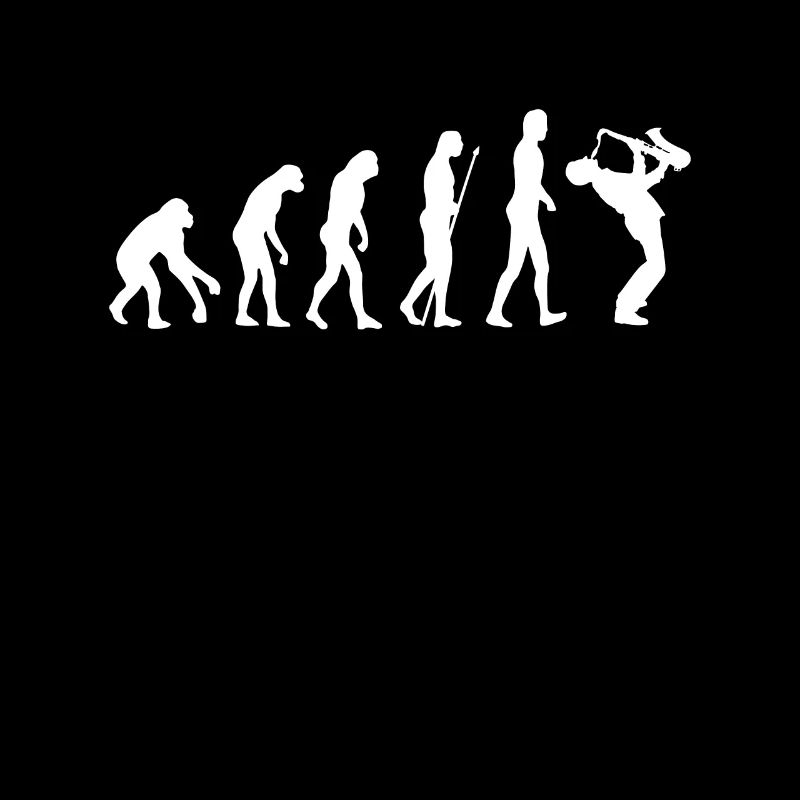 Saxophone Evolution Shirt Sonxophoniste