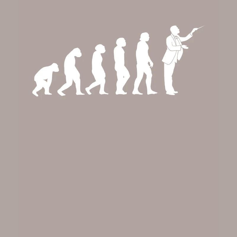 Evolution Dirigent T-Shirt Geschenk