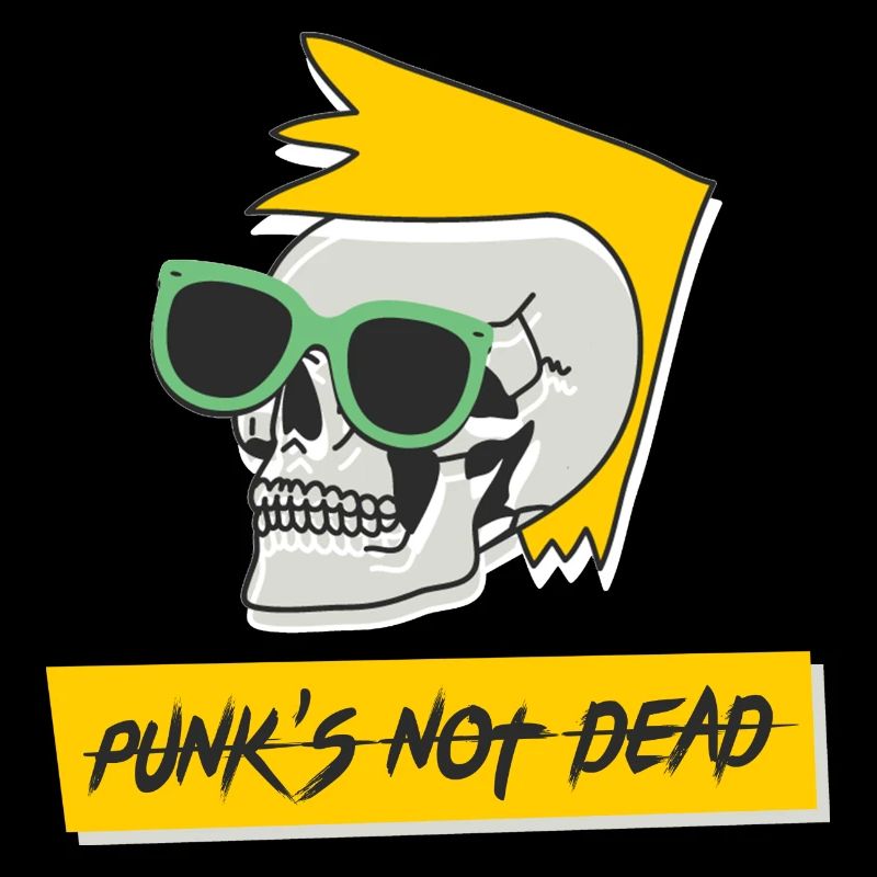 Punk's not dead Punkrock Musik Punker Retro Punk