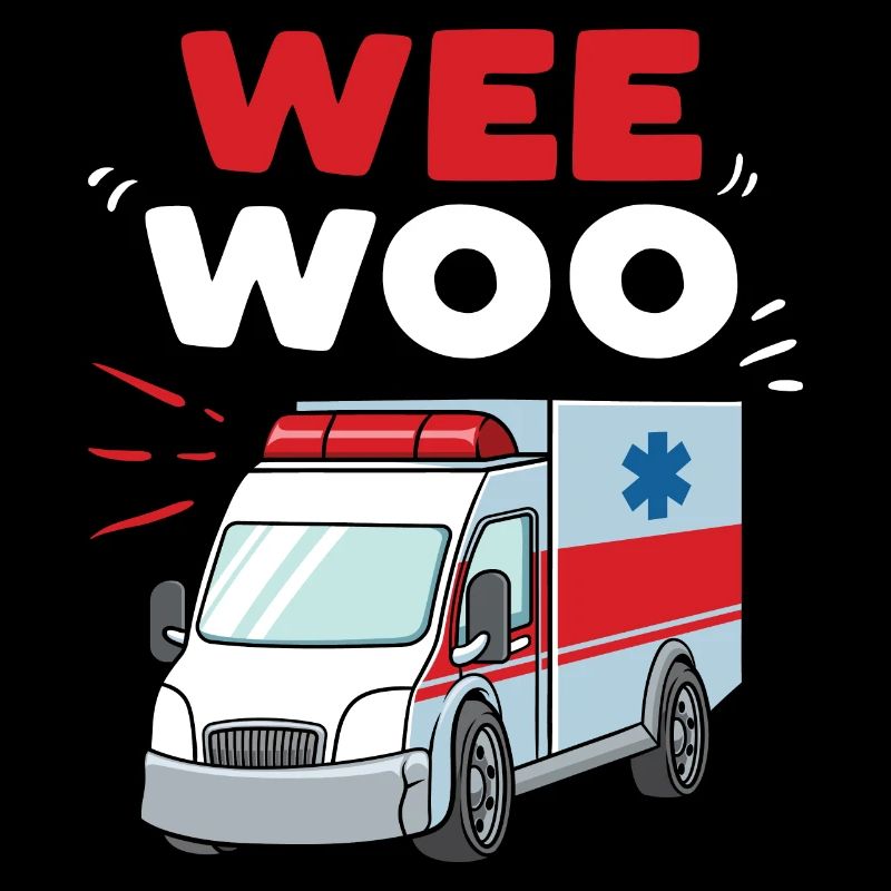 Wee Woo Ambulance Sanitäter Emergency Medic Geschenk