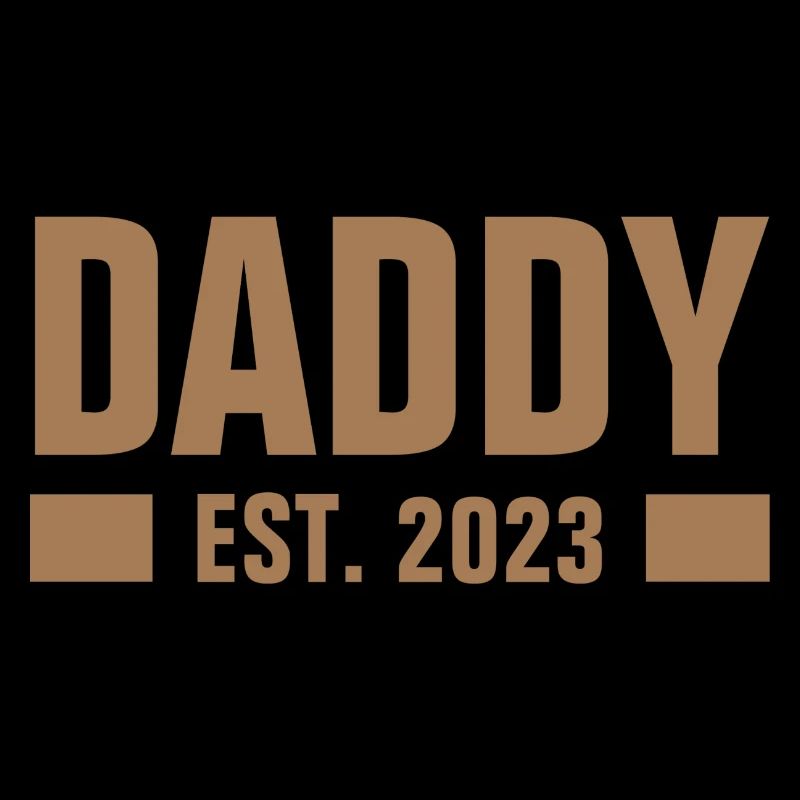 DADDY EST. 2023 - VATER WERDEN - NACHWUCHS - BABY