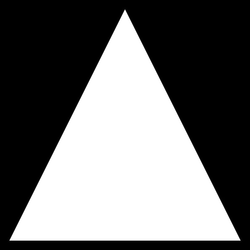 Triangle white