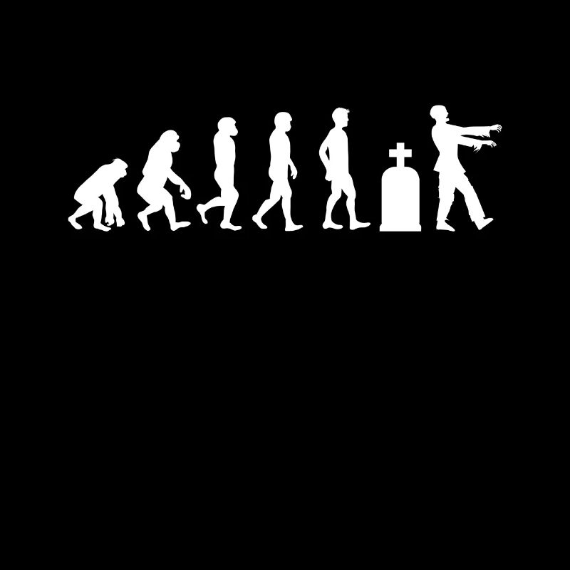 Chemise de pierre tombale Evolution Zombie Undead Cemetery