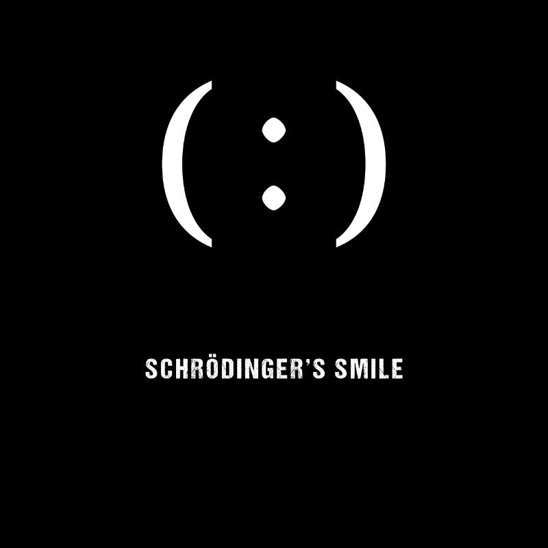 Schrodinger's Smile Gift Physics Student Nerd
