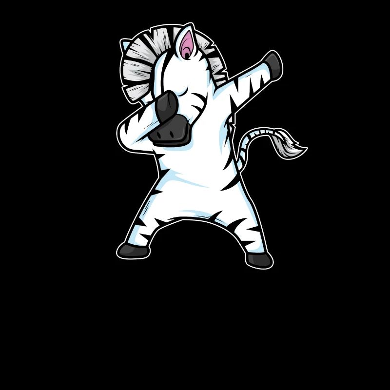 Dabbing Zebra Funny Dab Dance Gift Anniversaire