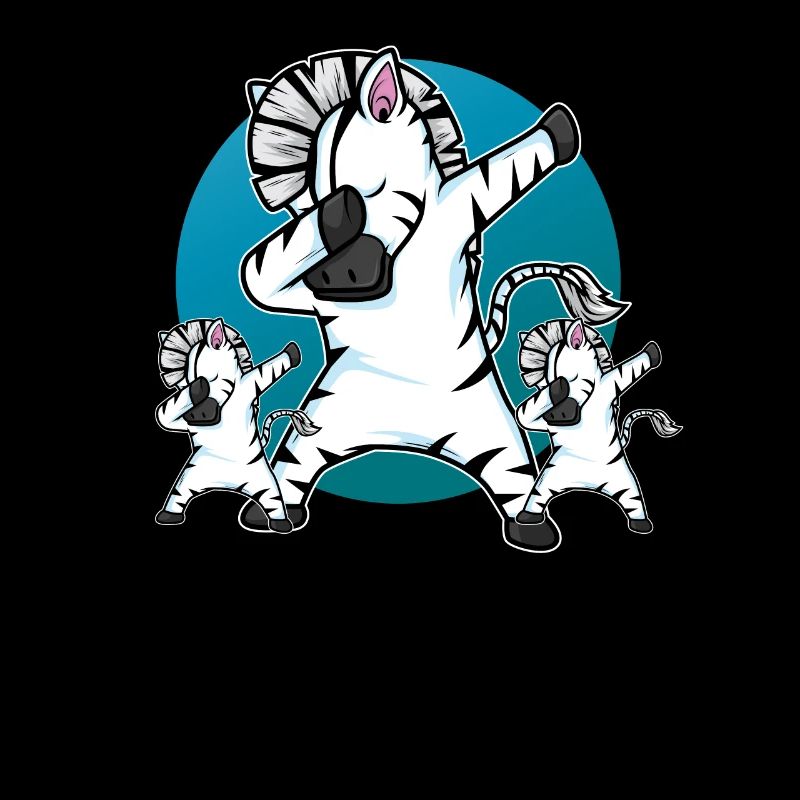 Dabbing Zebra Funny Dab Dance Gift Anniversaire