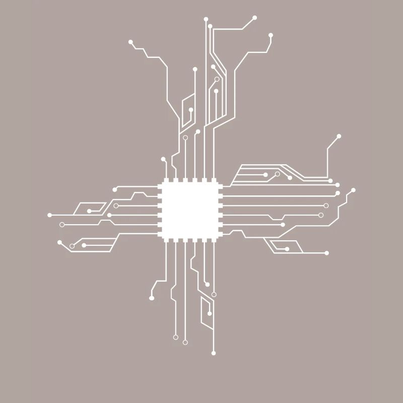 Herz der Technik Nerd Leben Computer IT Prozessor