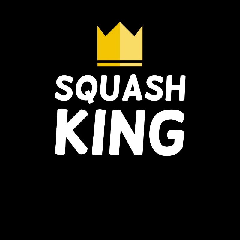 Squash King | Squashen Squash Geschenk für Männer