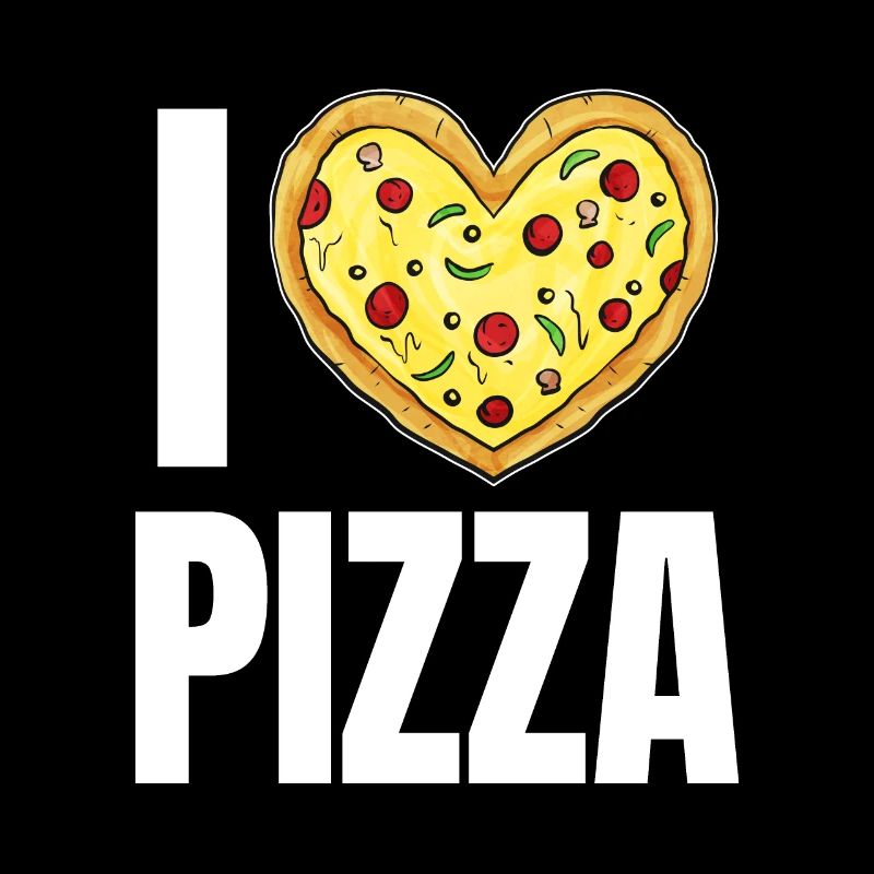 Es Ist Pizza-Zeit Mit Leckerer Pizza