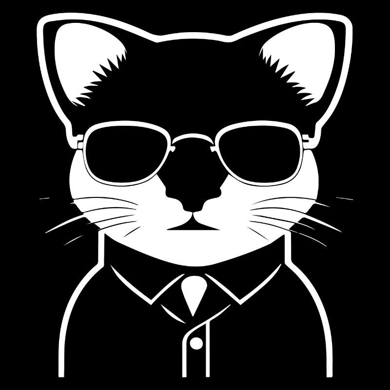 Frettchen mit Sonnenbrille Coole Frettchen