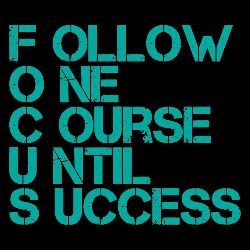 Follow One Course Until Success 3