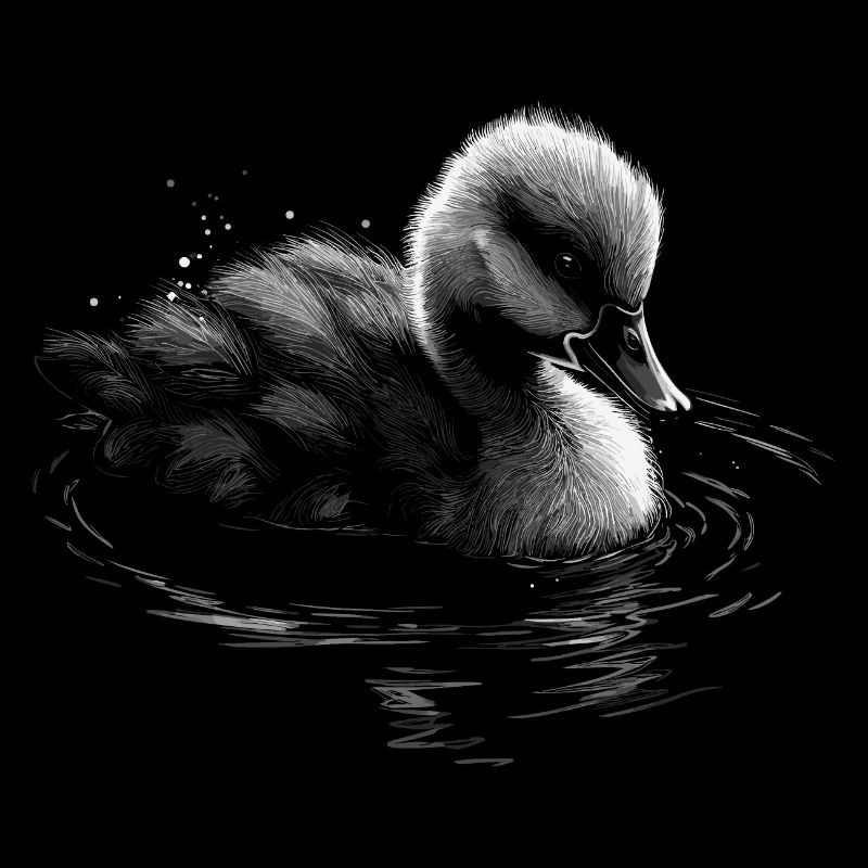 Bébé cygne Oiseau Poussin