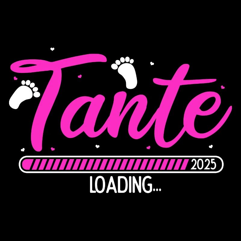 Tante Loading 2025 Babyankündigung Geburt Babygesc