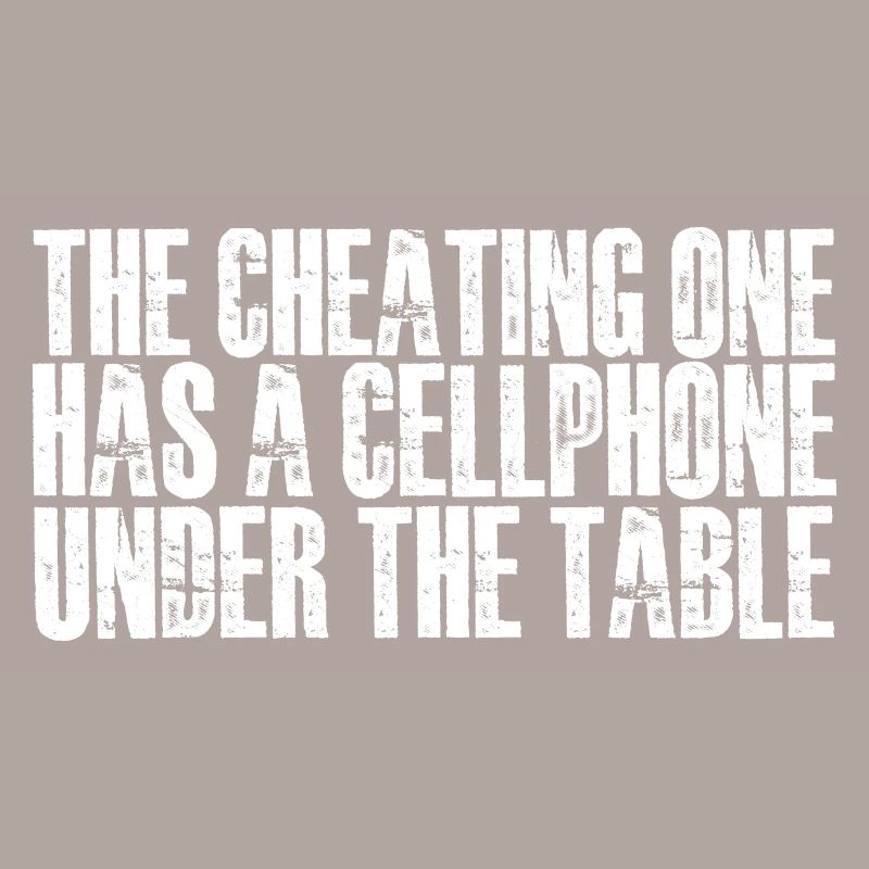 The Cheating One Has A Cellphone Under The Table 4