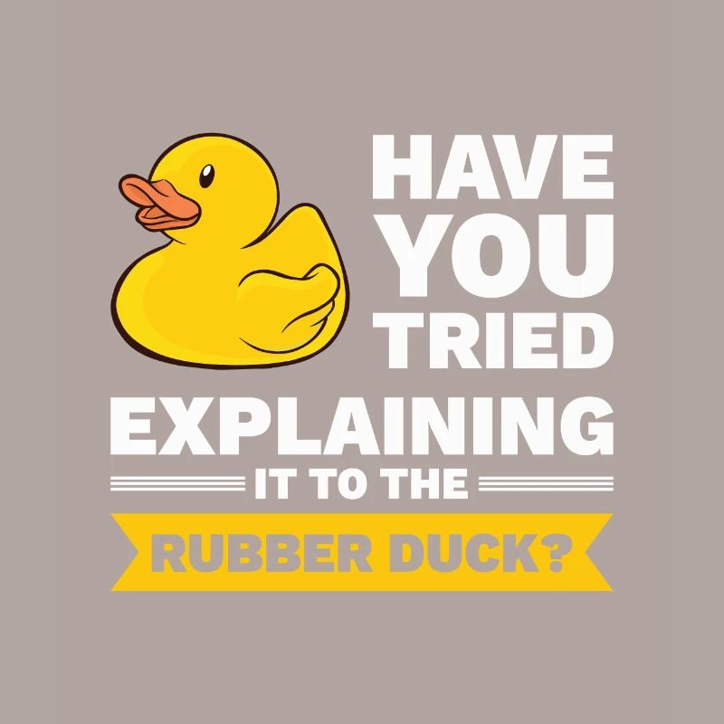 Programmer rubber duck debug