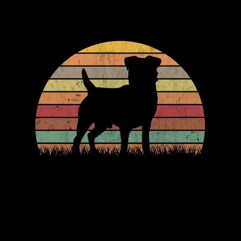 Deutscher Jagdterrier Vintage Retro Geschenk