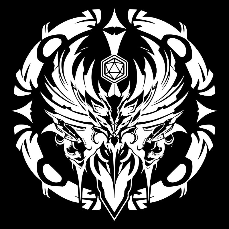 RPG logo spell circle