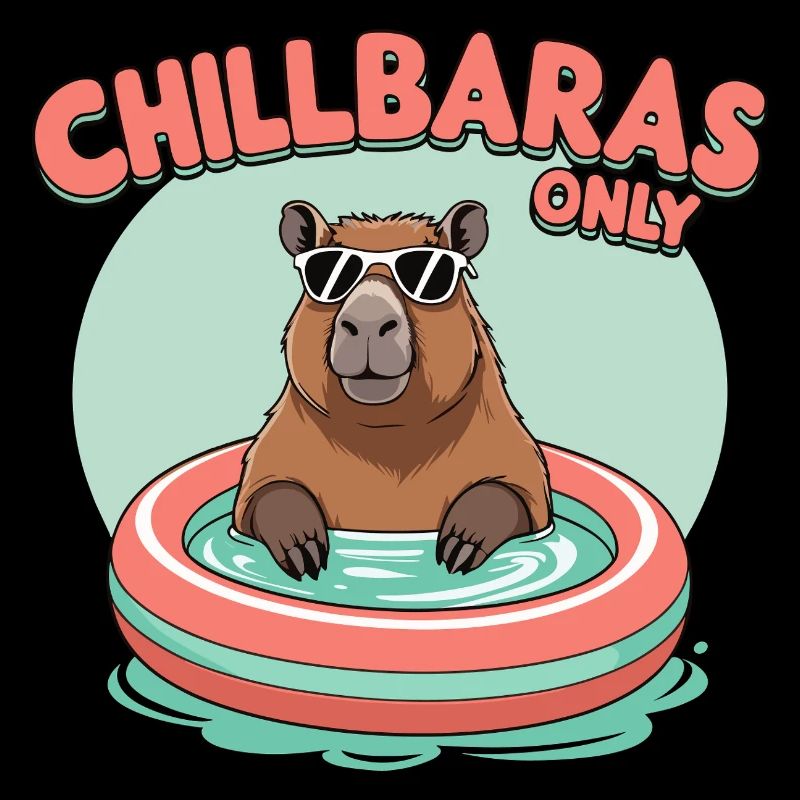 Chillbara - Design décontracté de capybara