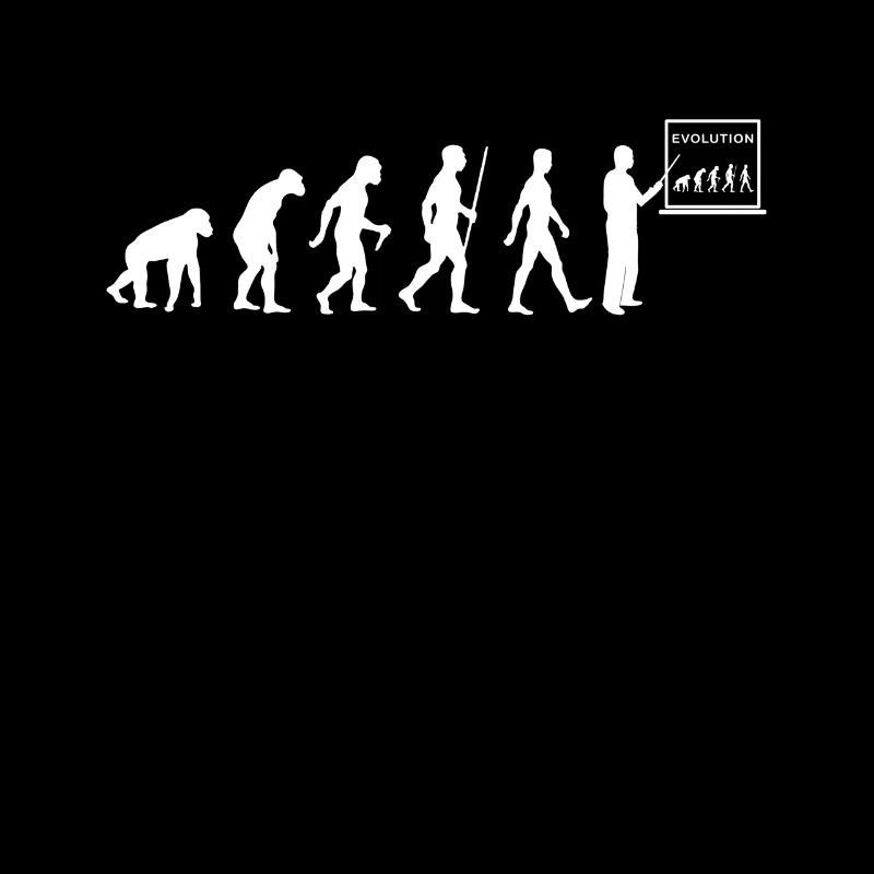 Lehrer Evolution Lehrerin Professor Professorin