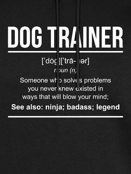 Hond Trainer Definitie Dog Trainer Gift