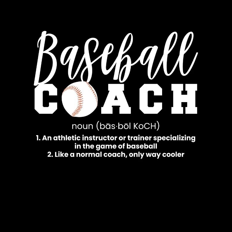 Baseball Coach Definition Shirt Geschenk