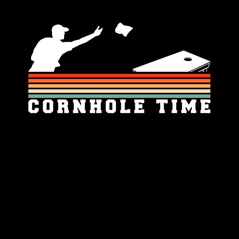 Cornhole Time Vintage Rétro Cadeau