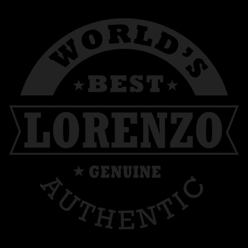 Lorenzo Tshirt personalized first name lorenzo