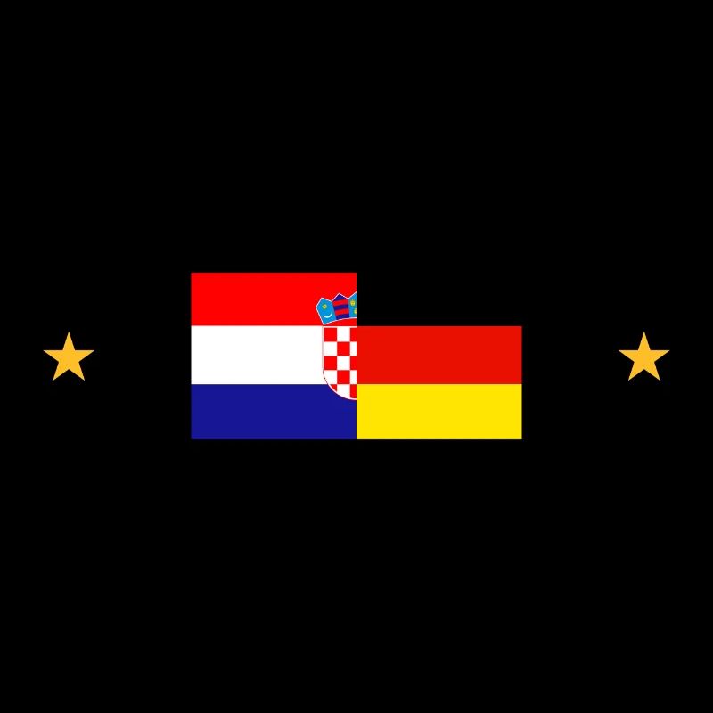 Croatia and Germany Flag