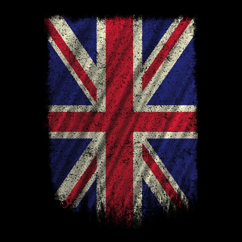 Drapeau britannique chemise drapeau de l'Angleterre T-shirt ondulé