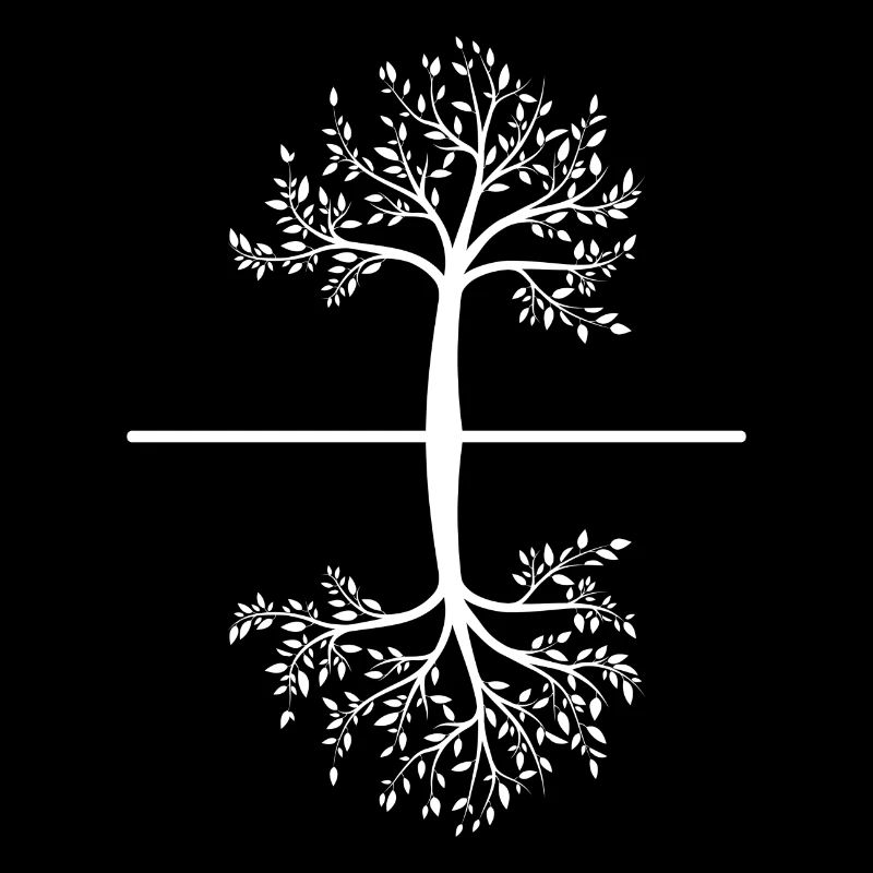 Mutter Erde Baum Reflektion Natur Geschenk