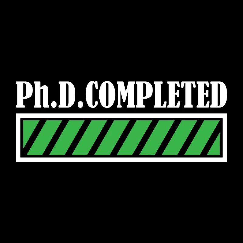 Phd Completed Doktor Abschluss Geschenk