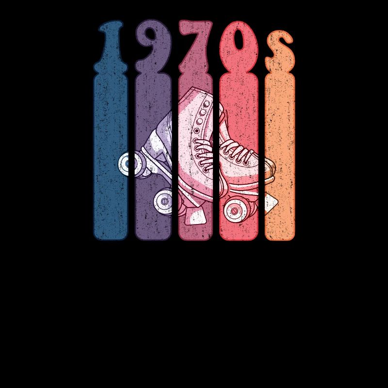 70s Roller Skates Gift Idea Vintage Retro Style