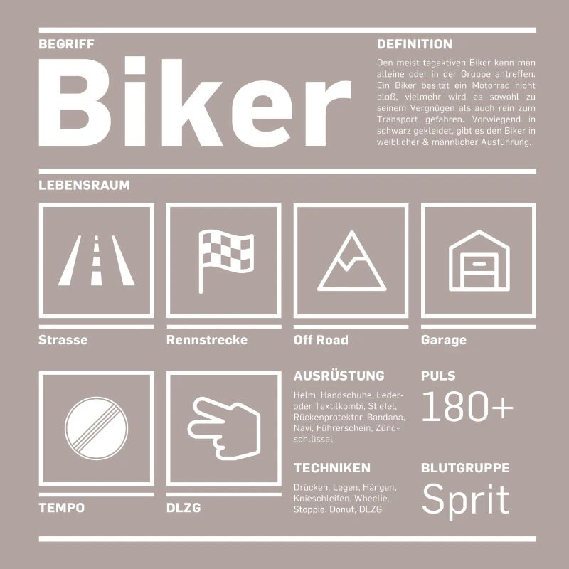 Steckbrief: Biker