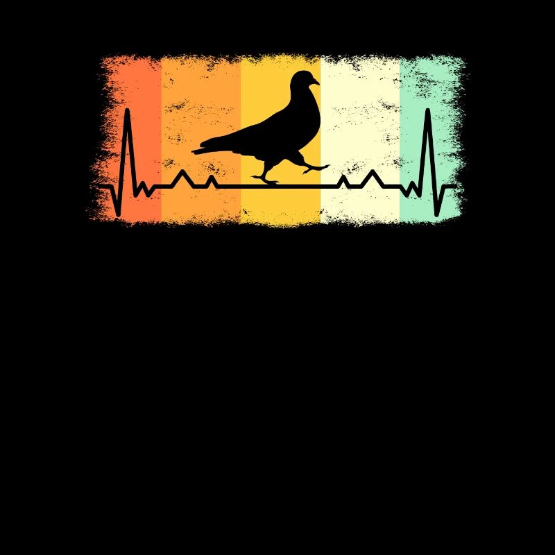 Taubenzüchter Brieftaube Taube EKG Herzschlag