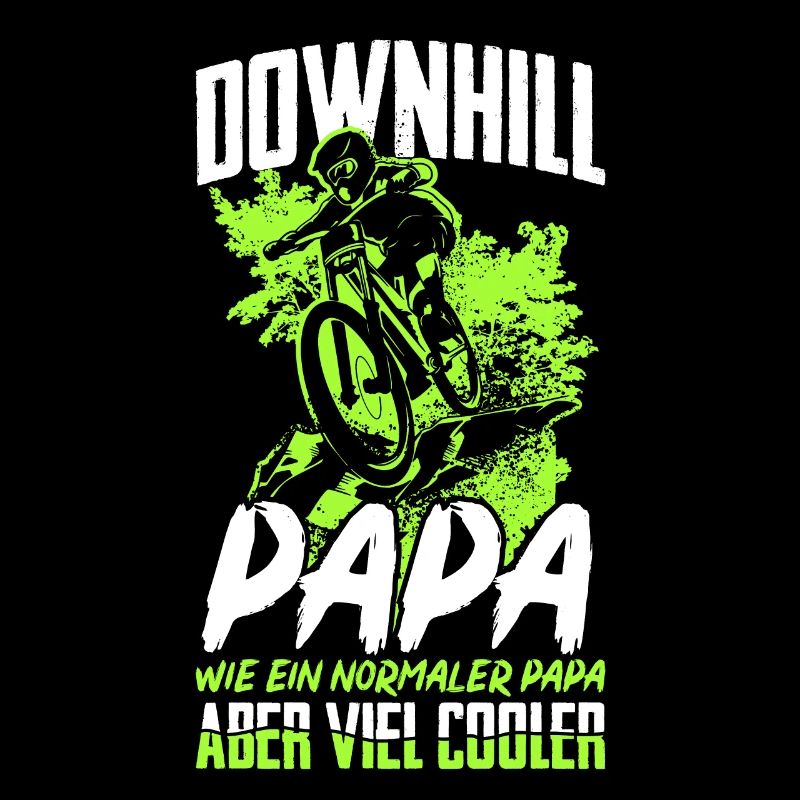 Downhill Papa Geschenk Mountainbiker MTB Radfahrer