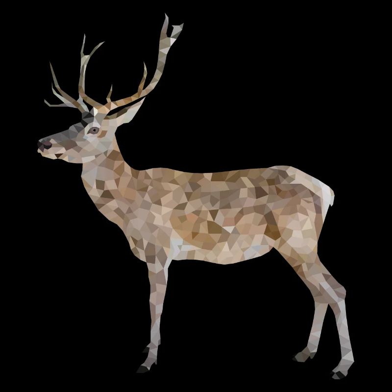 Hirsch Geweihträger