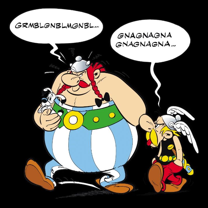 Asterix & Obelix speach bubbles