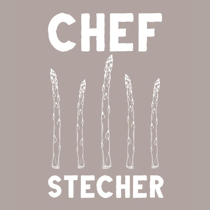 Chefstecher Spargelstecher Spargelernte Bauer