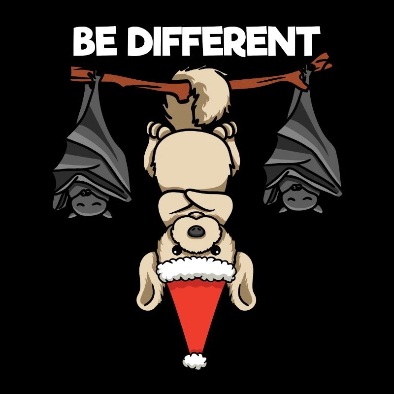 Be Different Labrador Fledermaus Weihnachtsmann