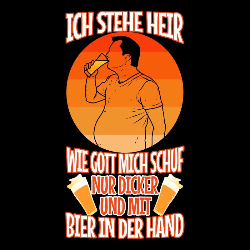 I stand here as God created me. Only thicker