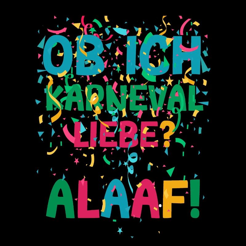 Whether I Love Carnival Alaaf Carnival Confetti