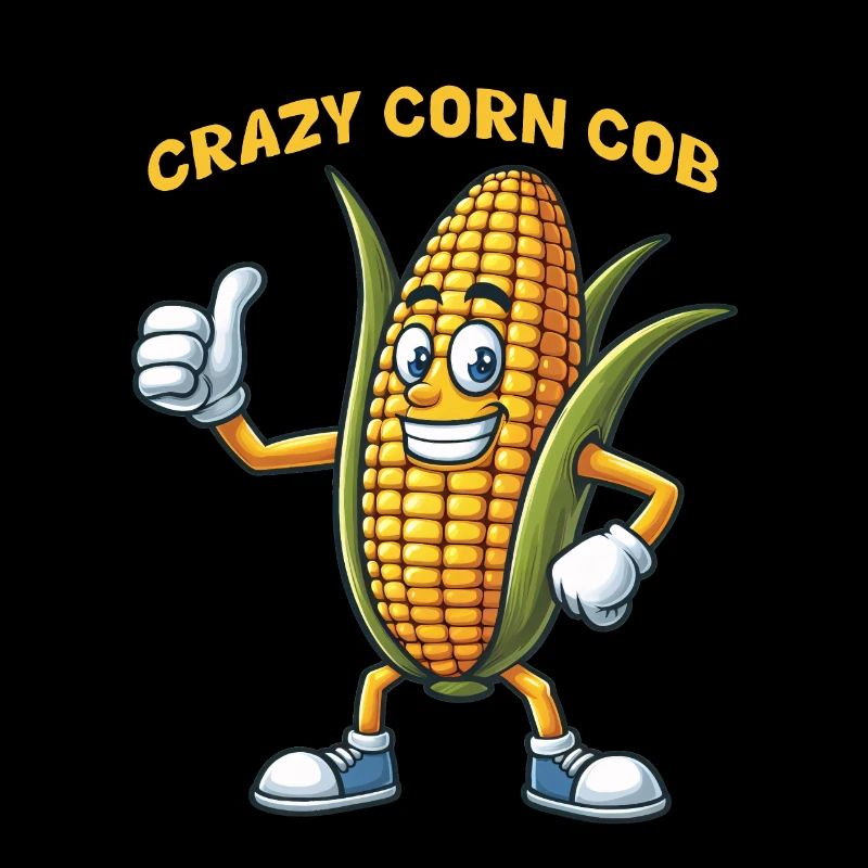 Crazy Veggies: Corn Cob Thumbs Up