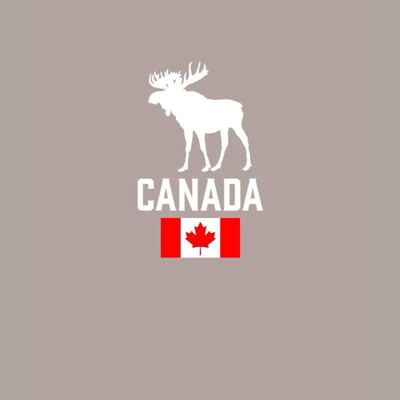Canada Moose Canada Flag Canadian Pride Maple Leaf