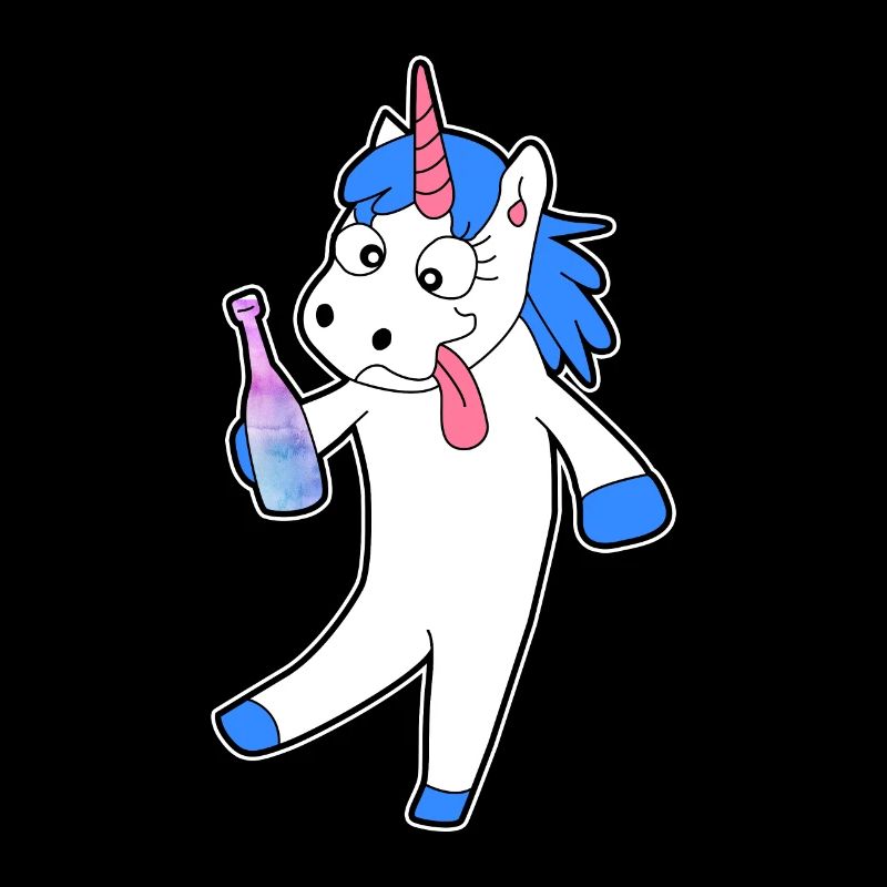 Unicorn ivrogne alcool idée cadeau