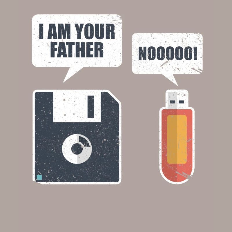 USB Floppy Disk Speicher Computer Nerd Geschenk