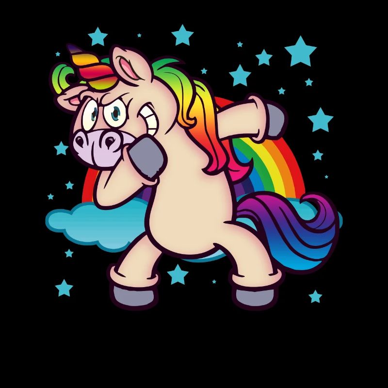 Lachendes Einhorn