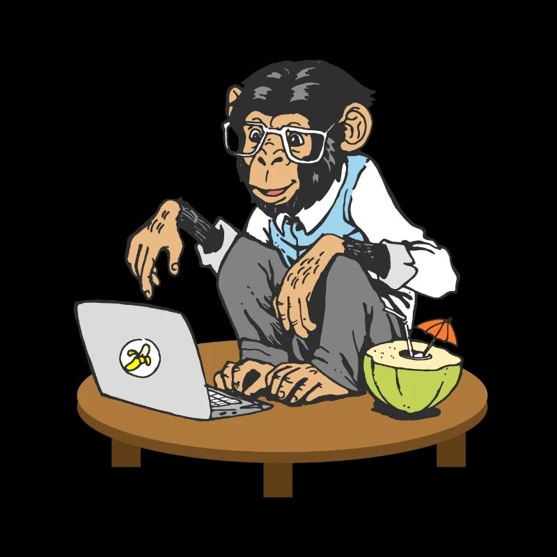 Progammers Monkey Code Monkey Coding Monkeys
