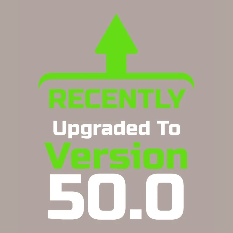 Kürzlich aktualisiert auf Version 50.0, Computerprogrammierer, Computer Nerd, Computer Geek